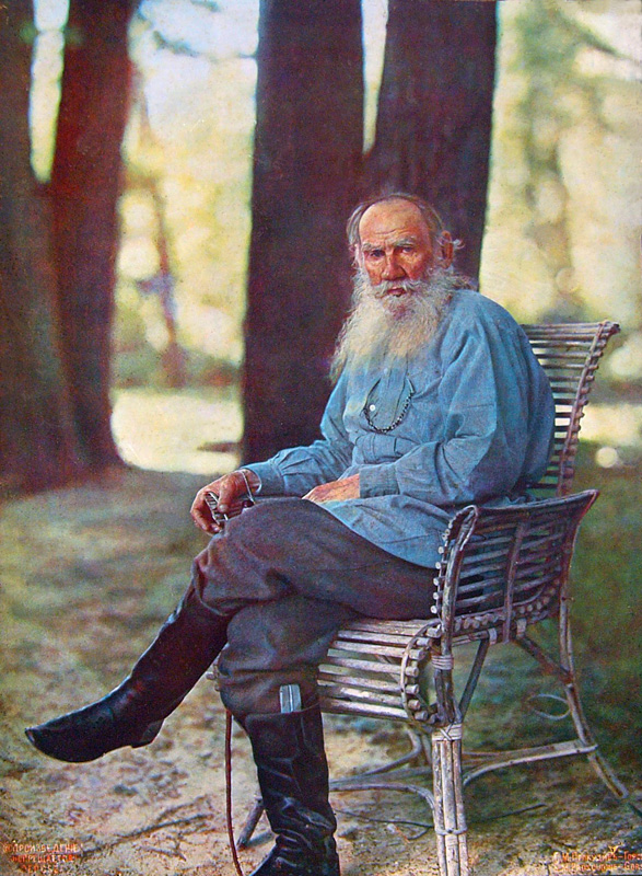 С. М. Прокудин-Горский. Портрет Л. Н. Толстого. 23 мая 1908 года