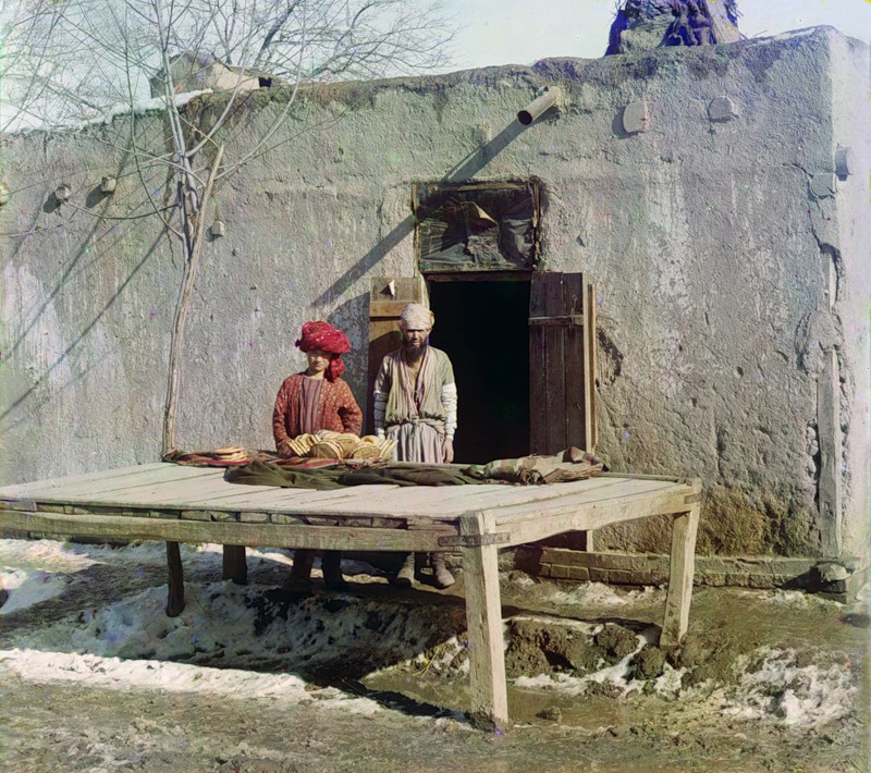 С. М. Прокудин-Горский. Бухарская пекарня. Январь 1907 года