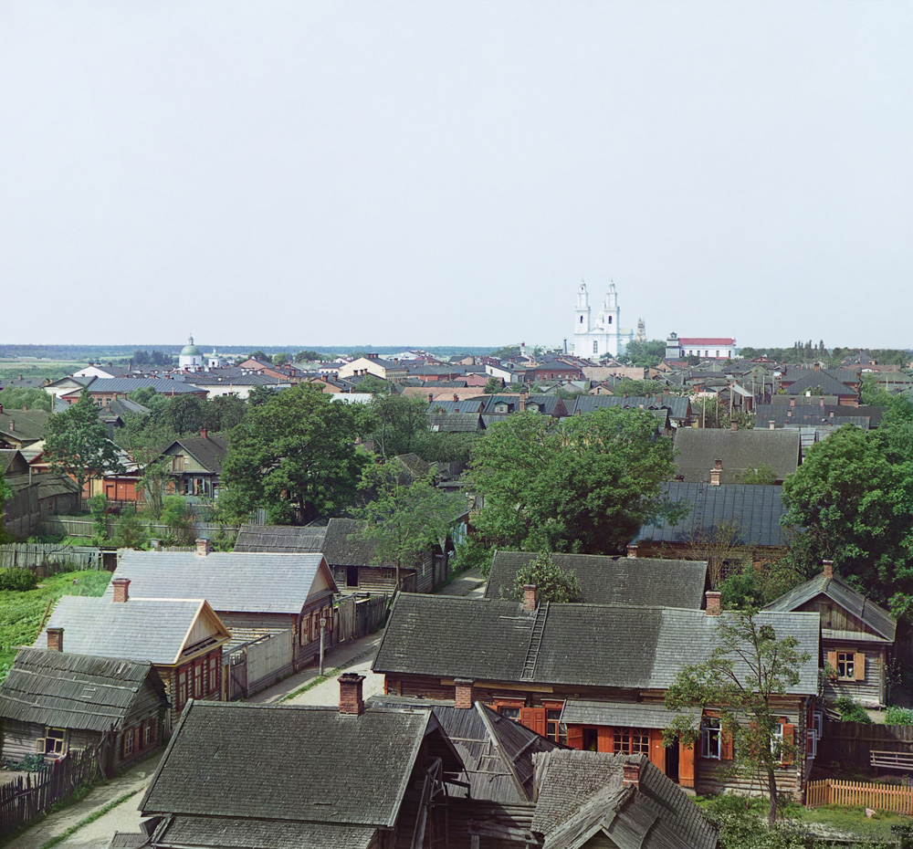 С. М. Прокудин-Горский. Полоцк. Вид с северо-востока. 1912 год