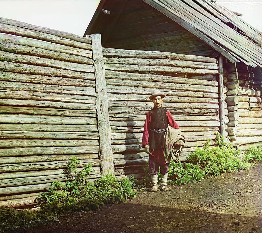 С. М. Прокудин-Горский. Молодой башкир. [Деревня Яхья.] Лето 1910 года
