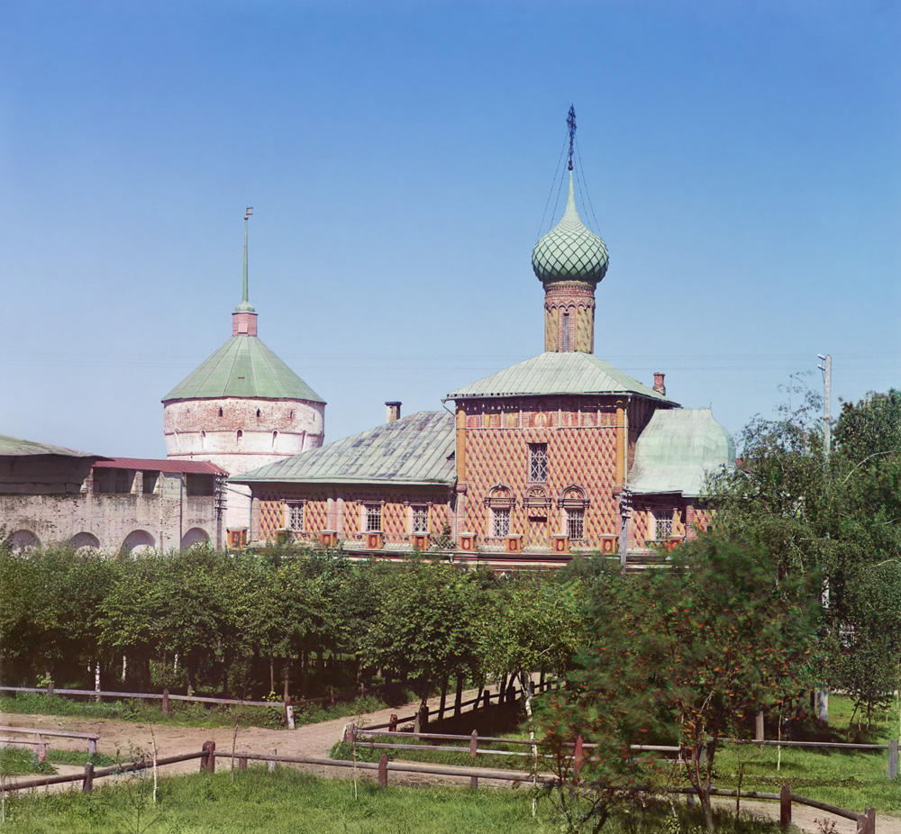 С. М. Прокудин-Горский. Церковь Одигитрии Божией Матери в Кремле. 1911 год