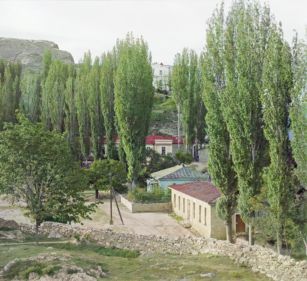 С. М. Прокудин-Горский. Аул Нижний Гуниб в Дагестане. 1904 г.