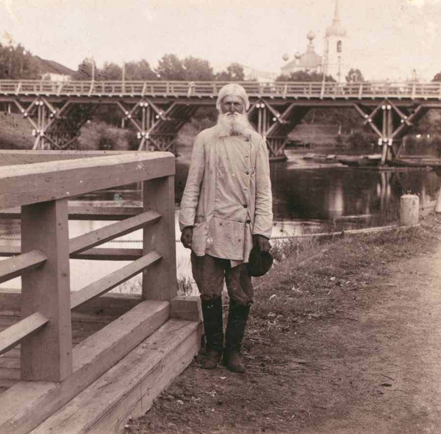 С. М. Прокудин-Горский. Тип Олончанина в Вытегре 1909 год