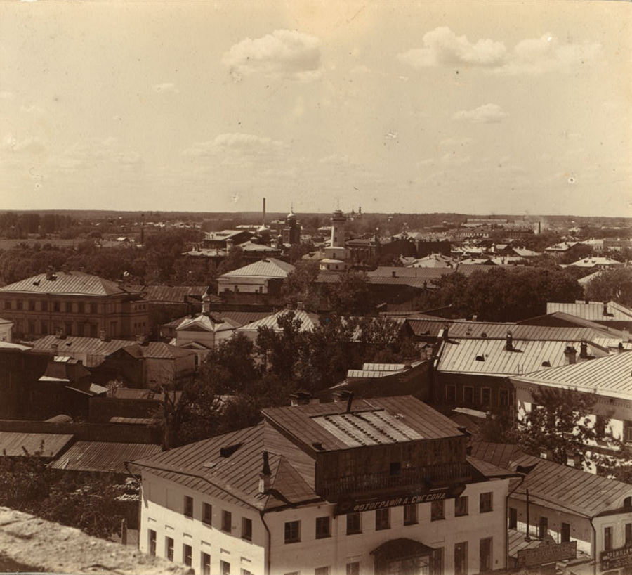 С. М. Прокудин-Горский. г. Рыбинск с севера [-востока]. 1910 год