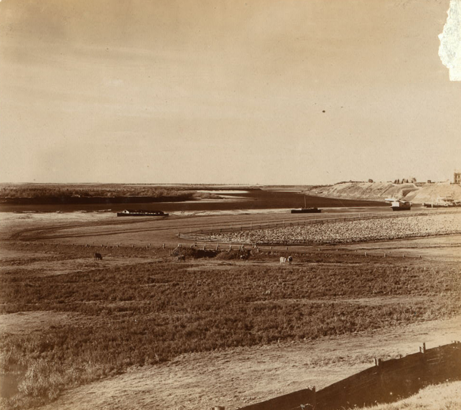 С. М. Прокудин-Горский. Вид на р. Унжу близ Макарьевского монастыря. 1910 год